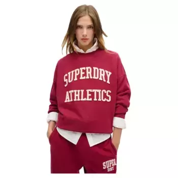 Толстовка Superdry Athletic Appliqu, красный