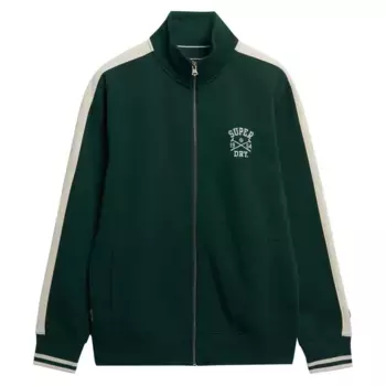 Толстовка Superdry Athletic Club full zip, зеленый