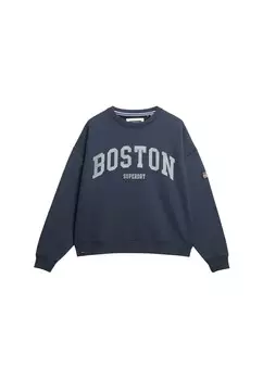 Толстовка Superdry Athletic Essentials, цвет marine blue/Pastel blue