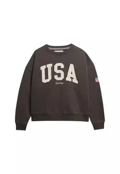 Толстовка Superdry Athletic Essentials, цвет Muddy colored