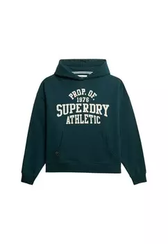 Толстовка Superdry Athletic Essentials, изумрудный