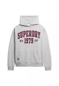 Толстовка Superdry Athletic Essentials, пятнистый серый