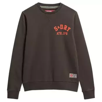 Толстовка Superdry Athletic Printed, коричневый