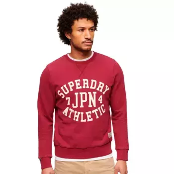 Толстовка Superdry Athletic Printed, красный