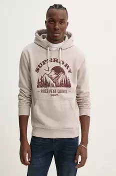 Толстовка Superdry, бежевый