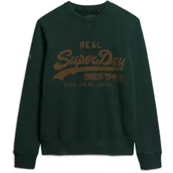 Толстовка Superdry Classic Vl Graphic, зеленый