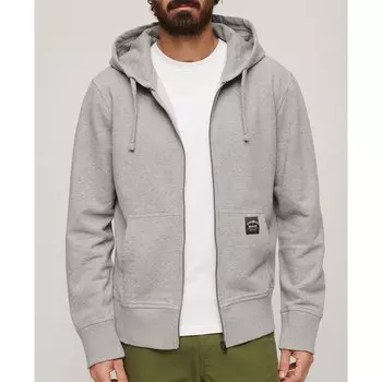Толстовка Superdry Contrast Stitch Full Zip, серый