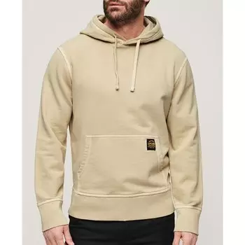 Толстовка Superdry Contrast Stitch Relaxed Full Zip, бежевый