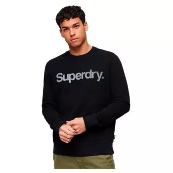Толстовка Superdry Core Logo City Loose, черный