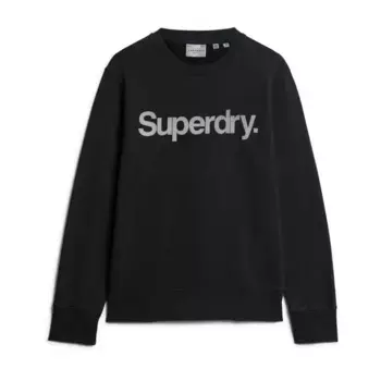 Толстовка Superdry Core Logo City Loose, черный