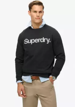 Толстовка Superdry "CORE LOGO CITY LOOSE CREW", черный