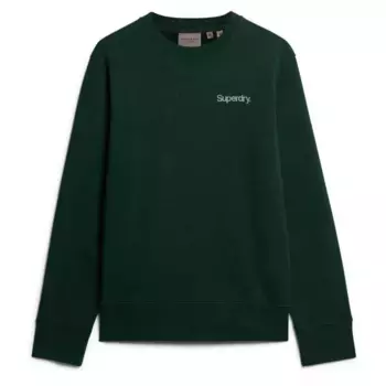 Толстовка Superdry Core Logo City Loose, зеленый