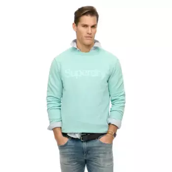 Толстовка Superdry Core Logo City, синий