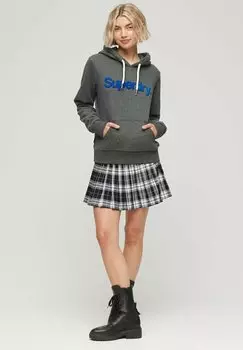 Толстовка Superdry CORE LOGO, цвет rich charcoal marl