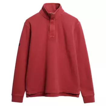Толстовка Superdry Cotton Classic Pique Henley, красный