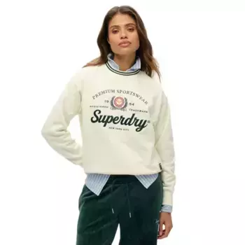 Толстовка Superdry Country Club Loose, бежевый