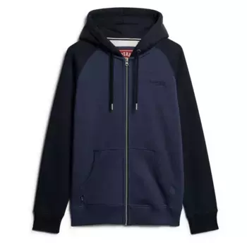 Толстовка Superdry Essential Baseball full zip, синий