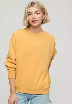 Толстовка Superdry ESSENTIAL LOGO, цвет ochre yellow marl