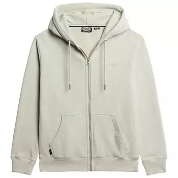 Толстовка Superdry Essential Logo Full Zip, бежевый