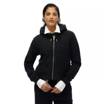 Толстовка Superdry Essential Logo full zip, черный