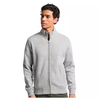 Толстовка Superdry Essential Logo Full Zip, серый