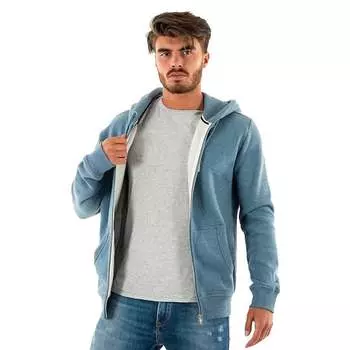 Толстовка Superdry Essential Logo Full Zip, синий