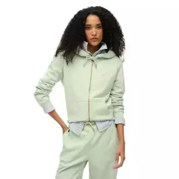 Толстовка Superdry Essential Logo full zip, зеленый