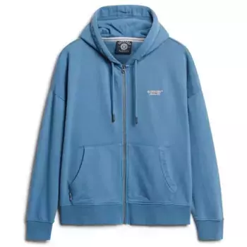 Толстовка Superdry Essential Logo Gd half zip, синий