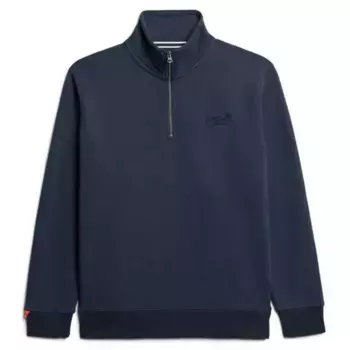 Толстовка Superdry Essential Logo Henley half zip, синий