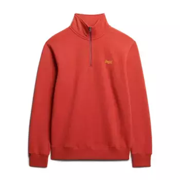 Толстовка Superdry Essential Logo Henley, оранжевый