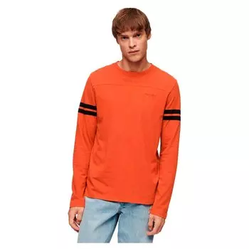 Толстовка Superdry Essential Logo Quarterback, оранжевый