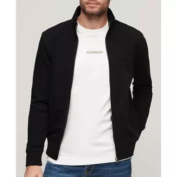 Толстовка Superdry Essential Logo Track Ub Full Zip, черный