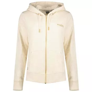 Толстовка Superdry Essential Logo Ub Full Zip, бежевый