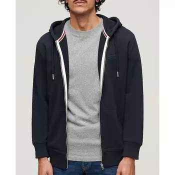Толстовка Superdry Essential Logo Ub Full Zip, серый