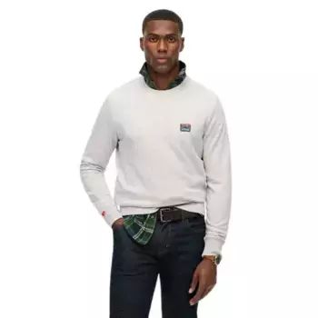 Толстовка Superdry Great Outdoors Emb Relaxed Fit, белый