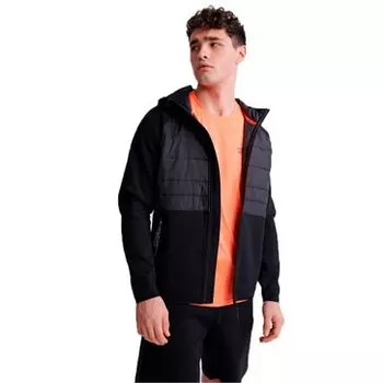 Толстовка Superdry Gymtech Full Zip, черный