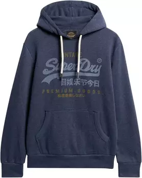 Толстовка Superdry Heritage, цвет Opal/Dark blue