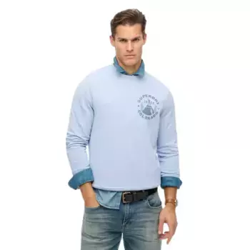 Толстовка Superdry Lo-Fi Outdoor Mono Relaxd, синий