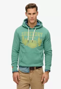 Толстовка Superdry Lo-Fi, пастельный зеленый