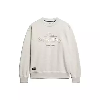 Толстовка Superdry Luxe Metallic Logo, бежевый