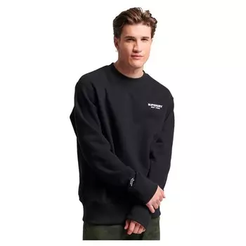 Толстовка Superdry Luxury Sport Loose Fit, черный