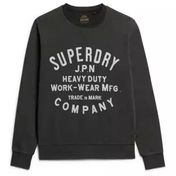 Толстовка Superdry Machined Goods Workwear, зеленый