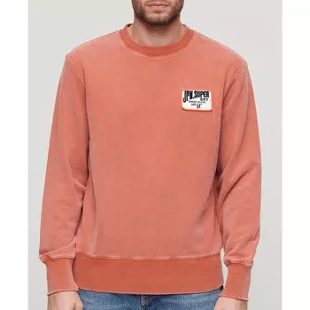 Толстовка Superdry Mechanic Loose Fit Crew, оранжевый