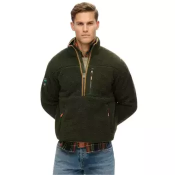 Толстовка Superdry Outdoor half zip, зеленый