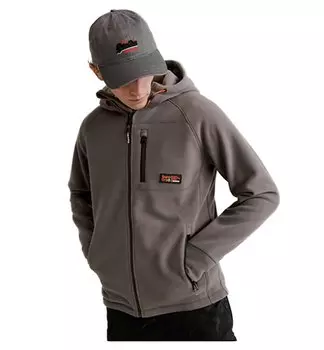 Толстовка Superdry Polar Full Zip, серый