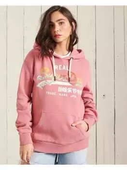 Толстовка Superdry, розовый
