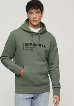 Толстовка Superdry "SD-UTILITY SPORT LOGO LOOSE HOOD", хаки