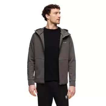 Толстовка Superdry Sport Tech Logo Loose Full Zip, серый