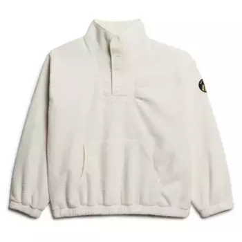 Толстовка Superdry Sport Tech Sherpa Henley, белый