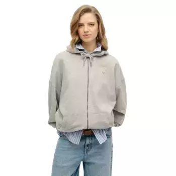 Толстовка Superdry Studios full zip, серый